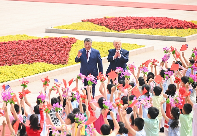 习近平同美国总统特朗普会谈「相关图片」
