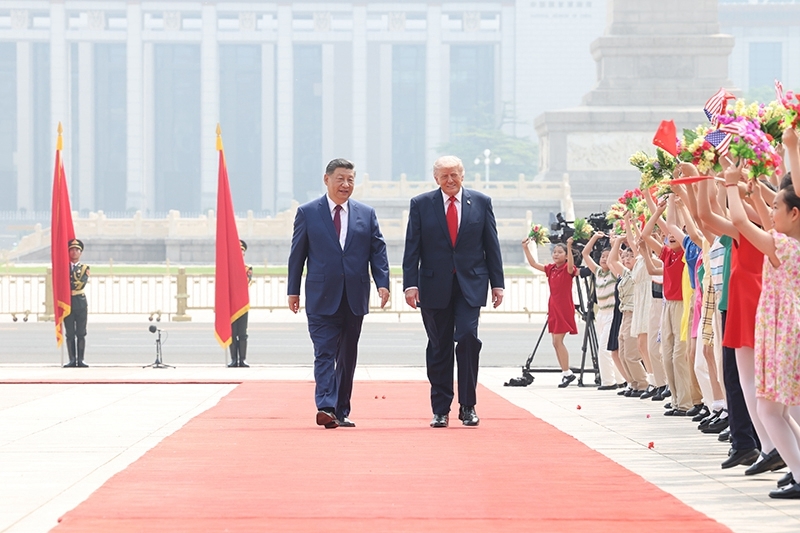 习近平同美国总统特朗普会谈「相关图片」
