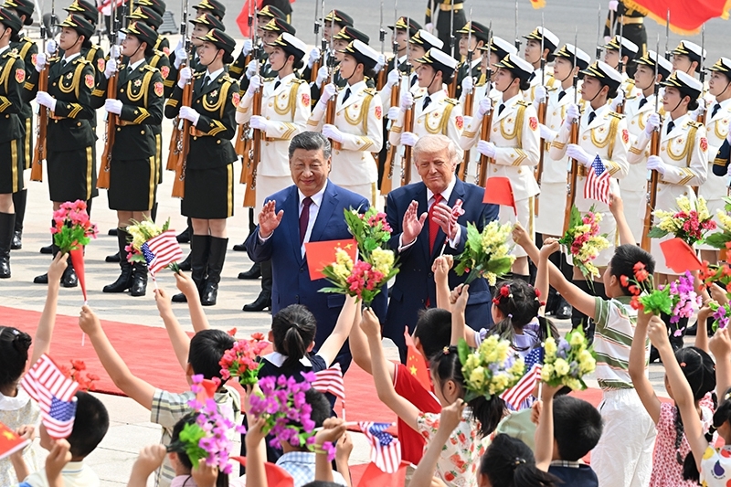 习近平同美国总统特朗普会谈「相关图片」