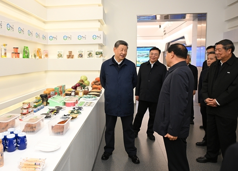 习近平在内蒙古乌兰察布考察时强调
统筹高质量发展和高水平保护
坚定不移走生态优先绿色发展之路「相关图片」